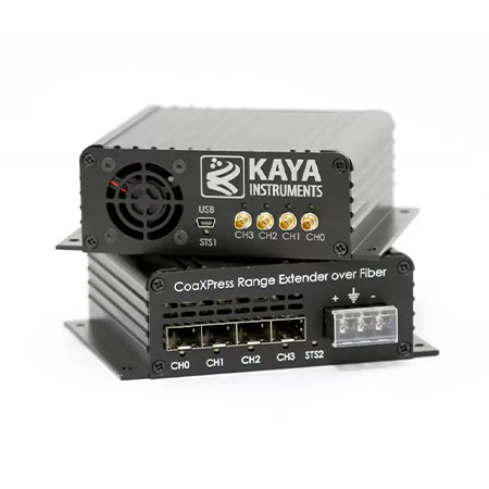 Kaya Instruments CoaxPress Range Extender over Fiber (SFP+)
